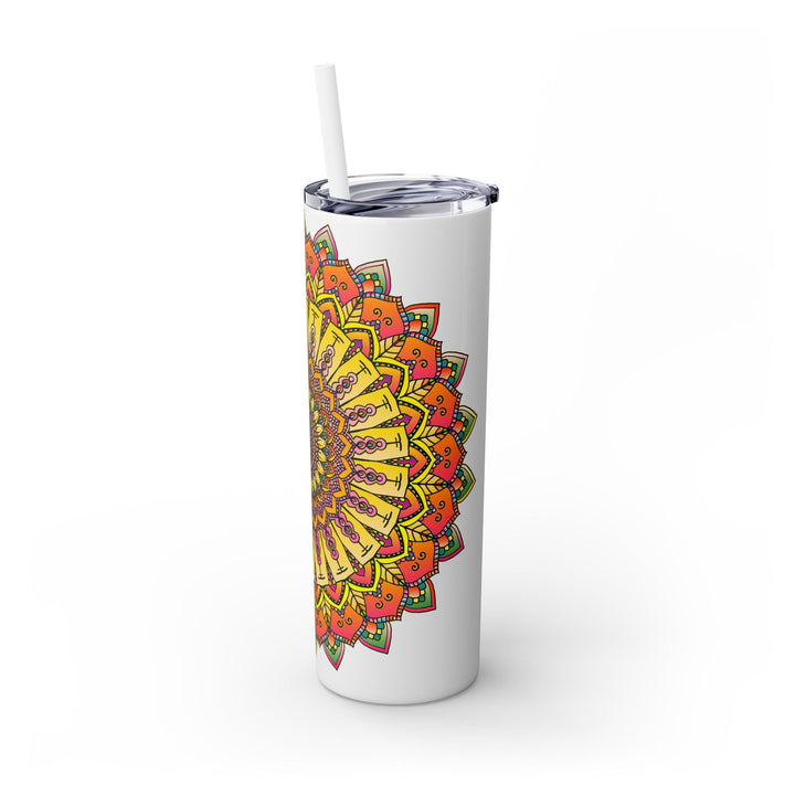 Mandala Tumbler - Colorful Art | Hot/Cold 20oz Mug - Blululi