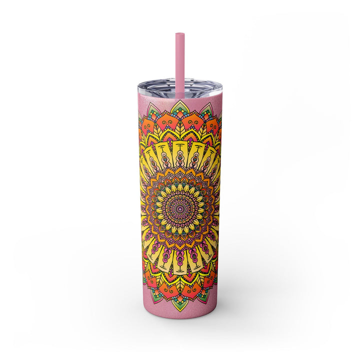 Mandala Tumbler - Colorful Art | Hot/Cold 20oz Mug - Blululi