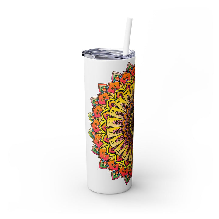 Mandala Tumbler - Colorful Art | Hot/Cold 20oz Mug - Blululi