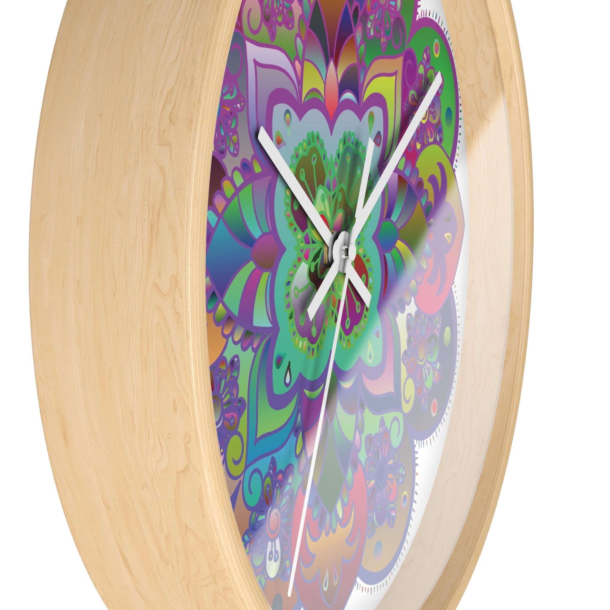 Mandala Wall Clock Home Decor - Blululi