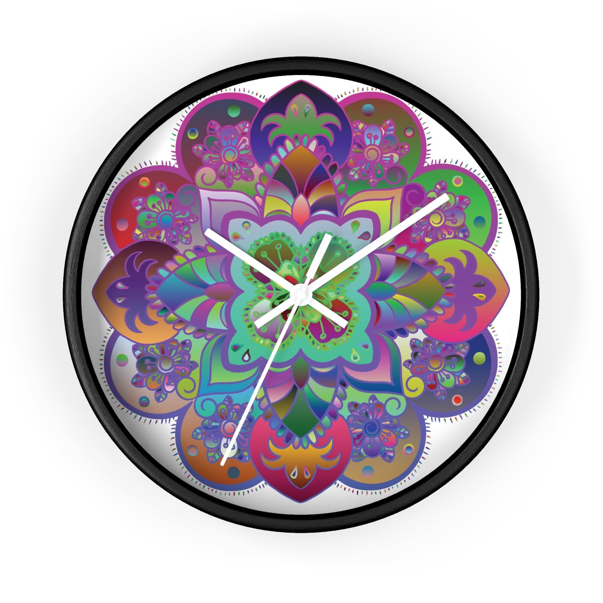 Mandala Wall Clock Home Decor - Blululi