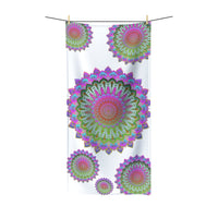 Mandala Yoga Towel - Colorful Meditation Design Home Decor - Blululi