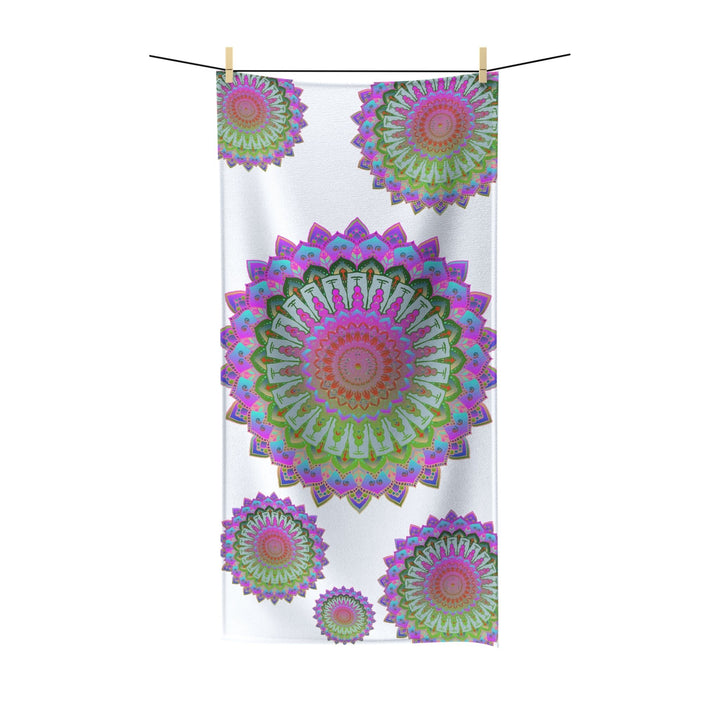 Mandala Yoga Towel - Colorful Meditation Design Home Decor - Blululi