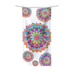 Mandala Yoga Towel - Colorful Meditation Mat Home Decor - Blululi
