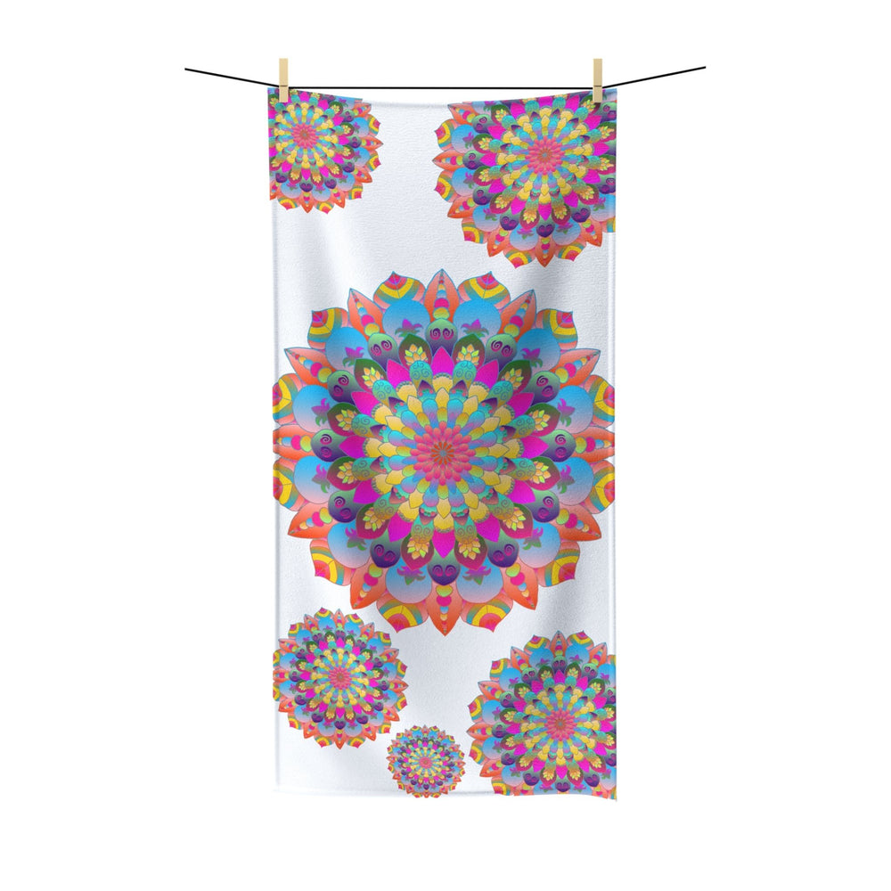 Mandala Yoga Towel - Colorful Meditation Mat Home Decor - Blululi