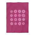 Microfiber Duvet Cover Mandala Art Drawn by Hand - Mandala on Dark Hot Pink background - Blululi