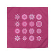 Microfiber Duvet Cover Mandala Art Drawn by Hand - Mandala on Dark Hot Pink background - Blululi