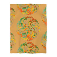 Microfiber Duvet Cover Mandala Art Drawn by Hand - Mandala on Dune background - Blululi