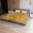 Microfiber Duvet Cover Mandala Art Drawn by Hand - Mandala on Dune background - Blululi