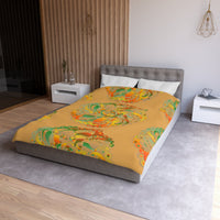 Microfiber Duvet Cover Mandala Art Drawn by Hand - Mandala on Dune background - Blululi