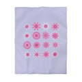 Microfiber Duvet Cover Mandala Art Drawn by Hand - Mandala on Medium Lavender background - Blululi