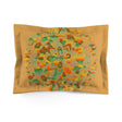 Microfiber Pillow Sham - Mandala Art Hand - Drawn on Dune background - Blululi
