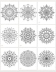 Mindful Mandala Coloring Book - Hand - Drawn Patterns for Serene Creativity digital download - Blululi