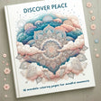 Mindfulness and Relaxation with Flowers Mandala Design Coloring Pages - 16 - Page Black and White PDF Printables digital download - Blululi