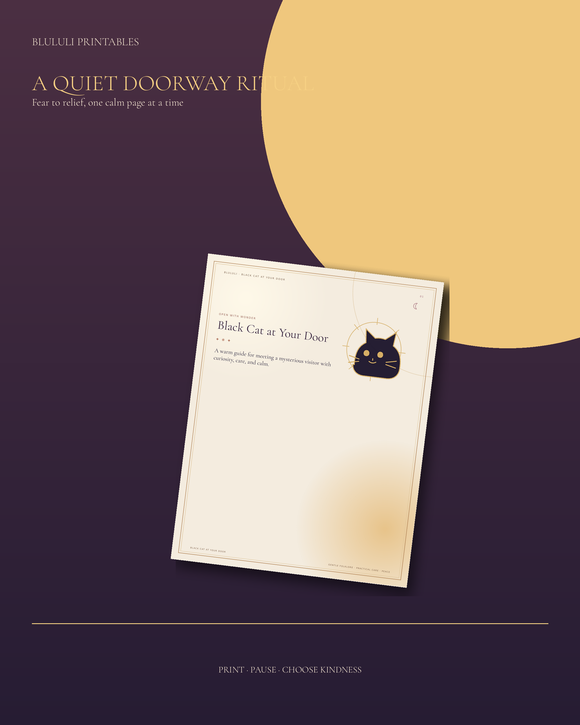 Black Cat at Your Door: The Complete Omen Guide