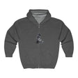 Mysterious Grey Cat Hoodie - Black Hoodie - Blululi