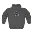 Mysterious Kitten Hoodie - Black Cat Design Hoodie - Blululi