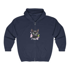 Mystical Black Cat Watercolor Hoodie Hoodie - Blululi