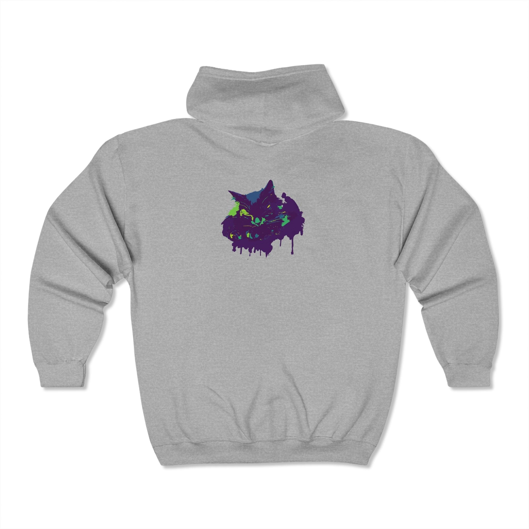 Mystical Black Cat Watercolor Hoodie Hoodie - Blululi