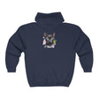 Mystical Black Cat Watercolor Hoodie Hoodie - Blululi