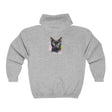 Mystical Black Cat Watercolor Hoodie Hoodie - Blululi