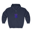 Mystical Blue Cat Watercolor Hoodie - Pet Lover Gift Hoodie - Blululi