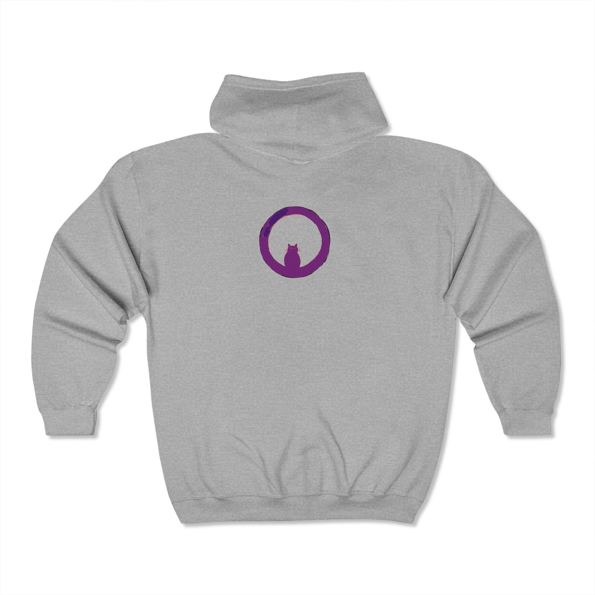 Mystical Cat Watercolor Hoodie Hoodie - Blululi