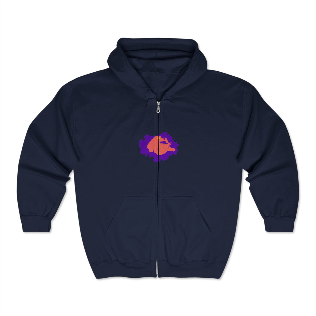 Mystical Cat Watercolor Hoodie Hoodie - Blululi