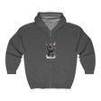 Mystical Kitten Hoodie - Black Cat Design Hoodie - Blululi