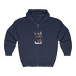 Mystical Kitten Hoodie - Black Cat Design Hoodie - Blululi