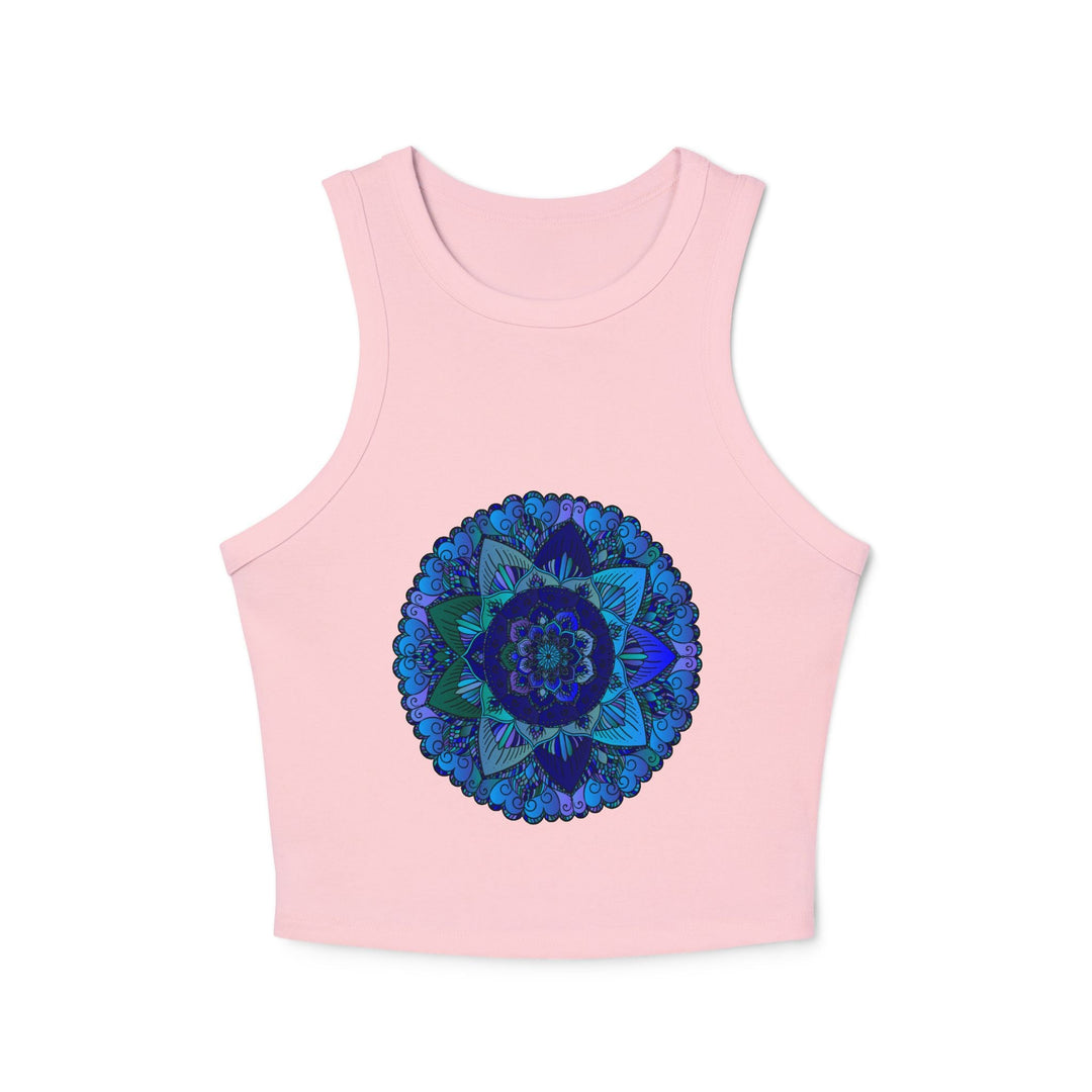 Mystical Mandala Racerback Tank Top Tank Top - Blululi