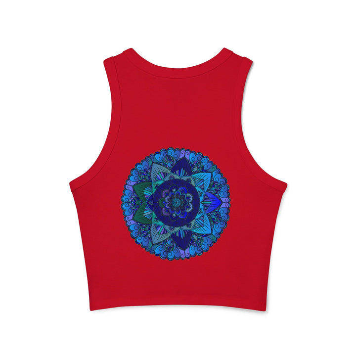 Mystical Mandala Racerback Tank Top Tank Top - Blululi