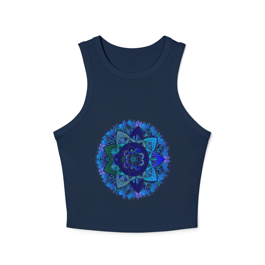 Mystical Mandala Racerback Tank Top Tank Top - Blululi