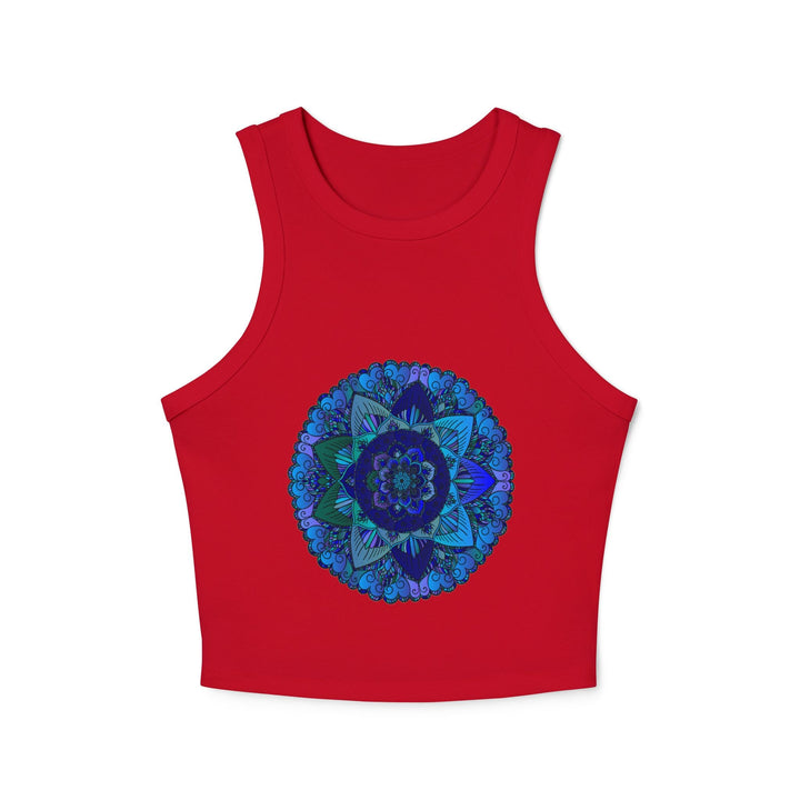 Mystical Mandala Racerback Tank Top Tank Top - Blululi