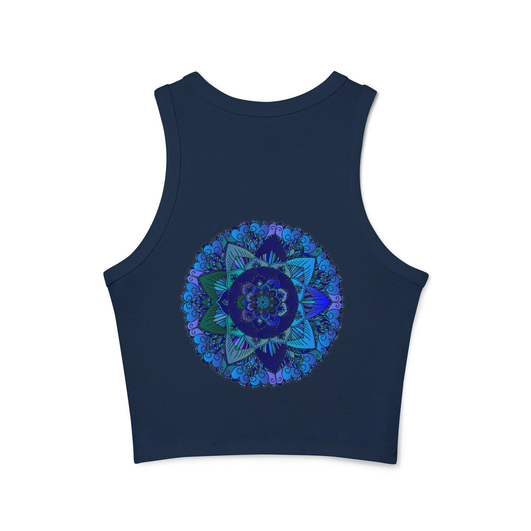 Mystical Mandala Racerback Tank Top Tank Top - Blululi