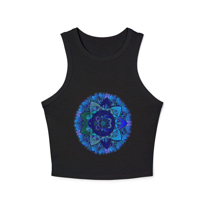 Mystical Mandala Racerback Tank Top Tank Top - Blululi