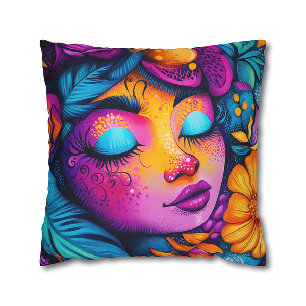 Nature Inspired Girl Pillowcase Home Decor - Blululi