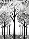 Nature - Inspired Portraits - Coloring Therapy - PDF (50+ Pages) digital download - Blululi