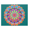 Neon Mandala Puzzle - 252/500 Pieces Puzzle - Blululi