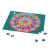 Neon Mandala Puzzle - 252/500 Pieces Puzzle - Blululi