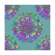 Neon Mandala Tablecloth - Sage Green Home Decor - Blululi
