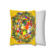 Nutcracker Pillowcase - Spun Polyester Square Pillowcase Christmas Mandala Art - Original Fine Art - Hand - drawn - Blululi