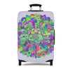 Pale Levander Flower Mandala Luggage Cover Accessories - Blululi