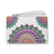 Pastel Mandala Clutch Bag - Hand Drawn Bags - Blululi