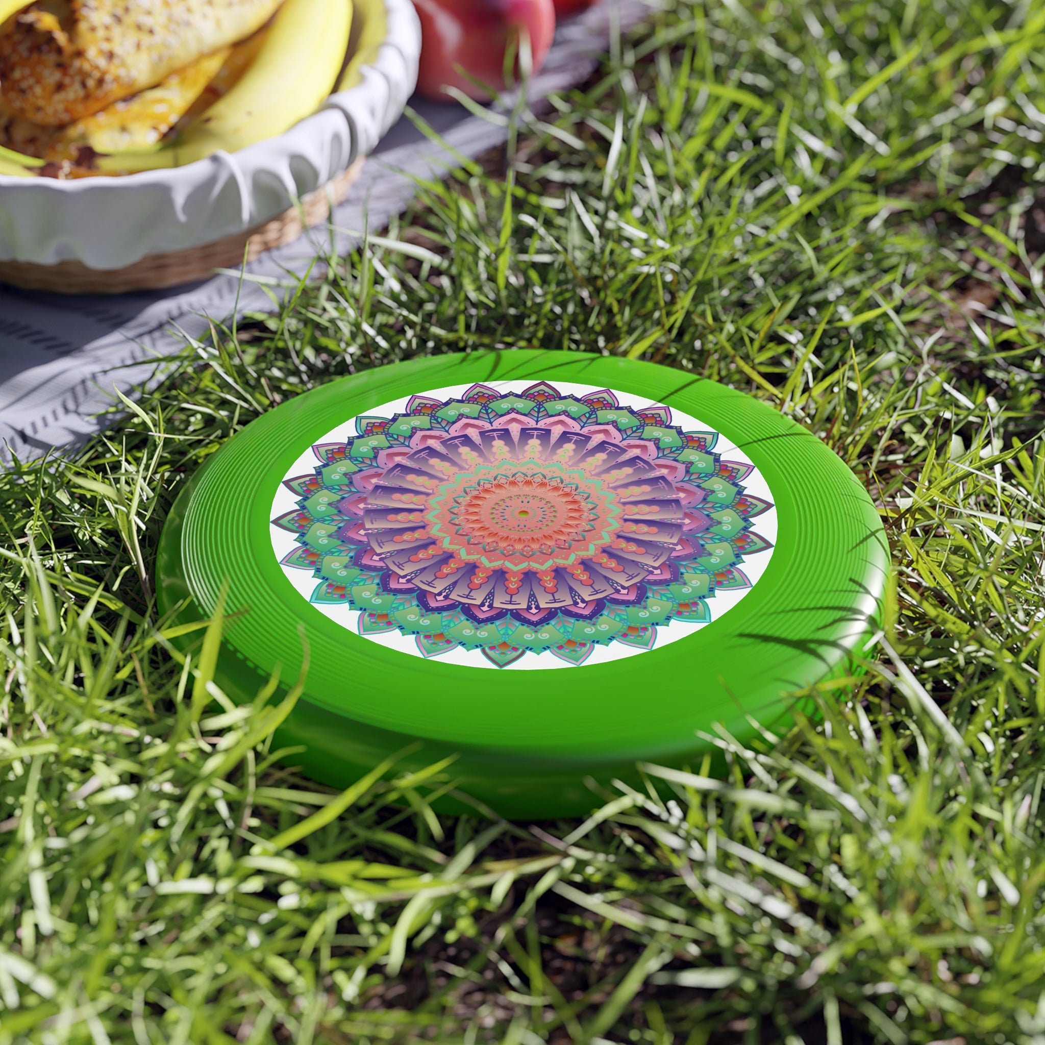 Pastel Mandala Frisbee: Catch the Vibe Accessories - Blululi