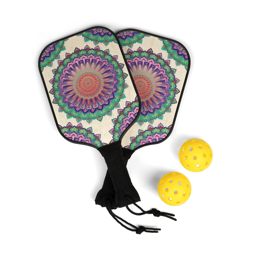 Pastel Mandala Pickleball Kit Accessories - Blululi