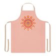 Peach Mandala Apron - Colorful Kitchen Art All Over Prints - Blululi