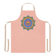 Peach Mandala Apron - Hand Drawn Art All Over Prints - Blululi