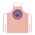 Peach Mandala Apron - Hand - Drawn Art All Over Prints - Blululi