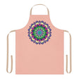 Peach Mandala Apron - Hand Drawn Art All Over Prints - Blululi